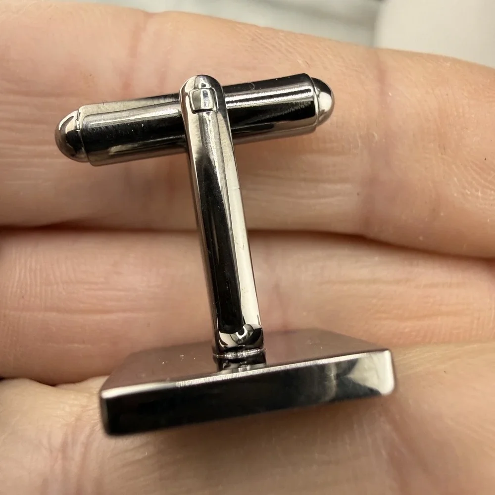 Vintage‎ Skagen Cufflinks Silver Tone